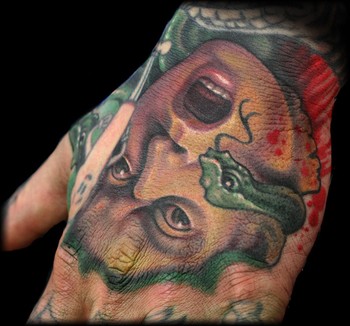 Looking for unique  Tattoos? Medusa Hand